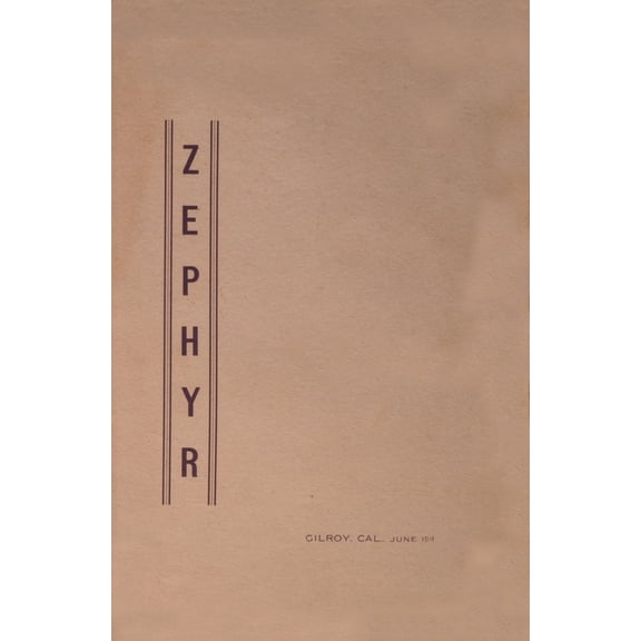 (Custom Reprint) Yearbook: 1911 Gilroy High School - Las Animas Yearbook (Gilroy, CA)