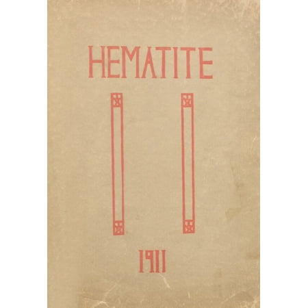 (Custom Reprint) Yearbook: 1911 Luther L Wright High School - Hematite Yearbook (Ironwood, MI)
