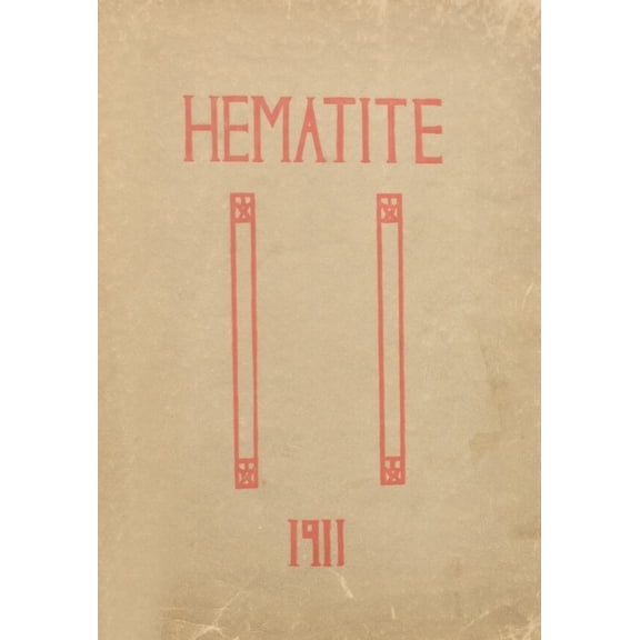 (Custom Reprint) Yearbook: 1911 Luther L Wright High School - Hematite Yearbook (Ironwood, MI)