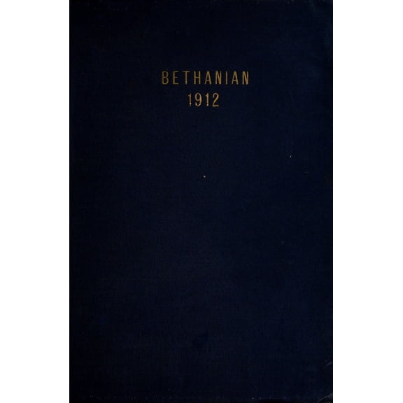 (Custom Reprint) Yearbook: 1912 Bethany College - Bethanian Yearbook (Bethany, WV)