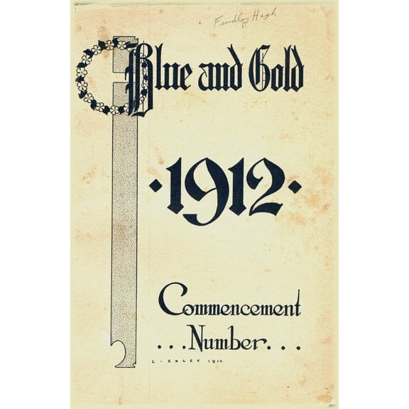 (Custom Reprint) Yearbook: 1912 Findlay High School - Trojan Yearbook (Findlay, OH)
