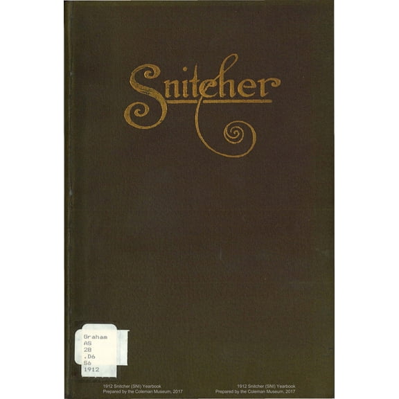 (Custom Reprint) Yearbook: 1912 State Normal and Industrial School - Snitcher Yearbook (Ellendale, ND)