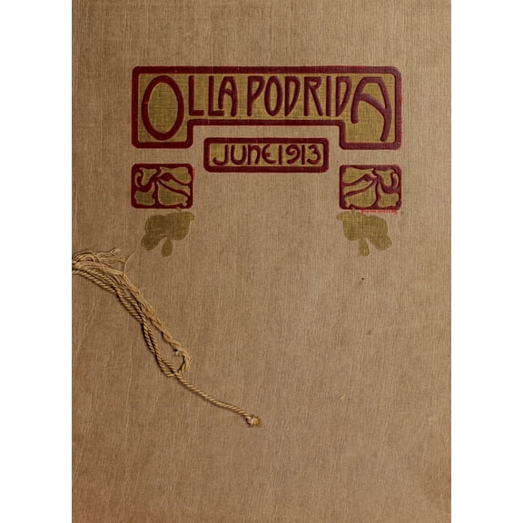(Custom Reprint) Yearbook: 1913 Berkeley High School - Olla Podrida Yearbook (Berkeley, CA)