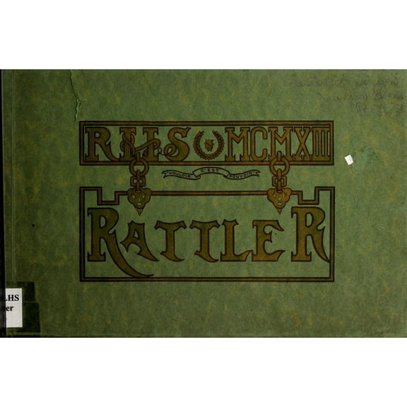 (Custom Reprint) Yearbook: 1913 Raleigh High School - Rattler Yearbook (Raleigh, NC)