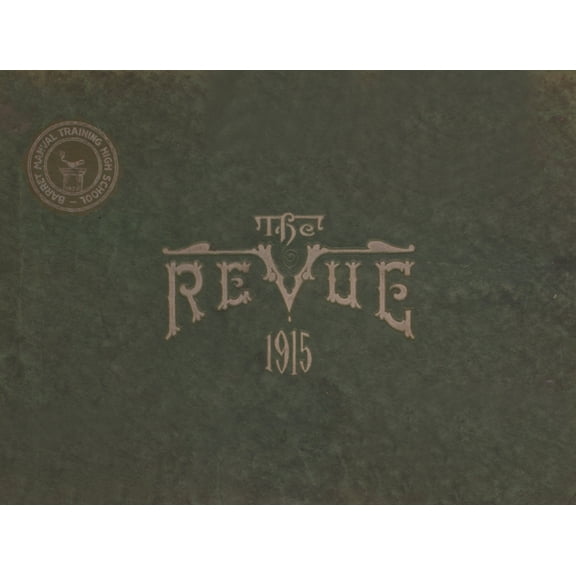 (Custom Reprint) Yearbook: 1915 Barret Manual Training High School - Revue Yearbook (Henderson, KY)