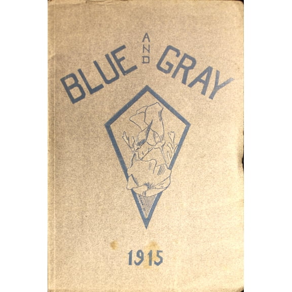 (Custom Reprint) Yearbook: 1915 Mountain View Union High School - Blue and Gray Yearbook (Mountain View, CA)