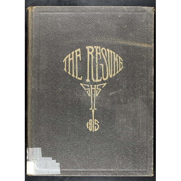 (Custom Reprint) Yearbook: 1915 Springfield High School - Resume Yearbook (Springfield, MO)