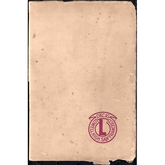 (Custom Reprint) Yearbook: 1916 Lowell High School - Red and White Yearbook (San Francisco, CA)
