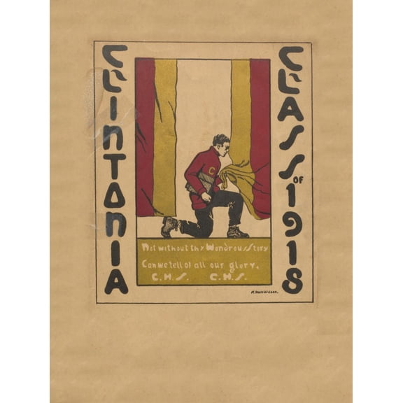 (Custom Reprint) Yearbook: 1918 Clinton High School - Clintonia Yearbook (Clinton, IL)