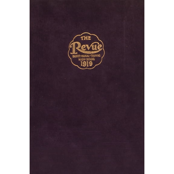 (Custom Reprint) Yearbook: 1919 Barret Manual Training High School - Revue Yearbook (Henderson, KY)
