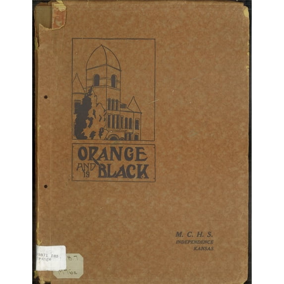 (Custom Reprint) Yearbook: 1919 Independence High School - Orange and Black Yearbook (Independence, KS)