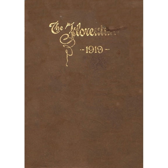 (Custom Reprint) Yearbook: 1919 McClenaghan High School - Florentine Yearbook (Florence, SC)