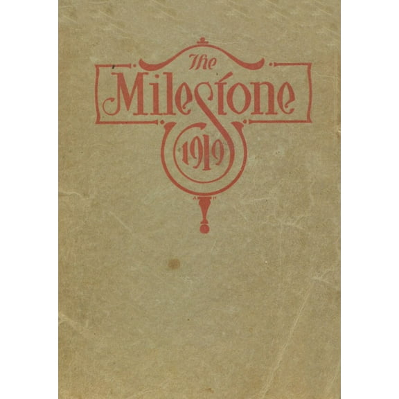(Custom Reprint) Yearbook: 1919 Norfolk High School - Milestone Yearbook (Norfolk, NE)