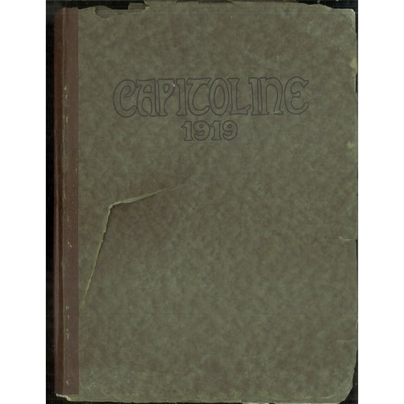 (Custom Reprint) Yearbook: 1919 Springfield High School - Capitoline Yearbook (Springfield, IL)