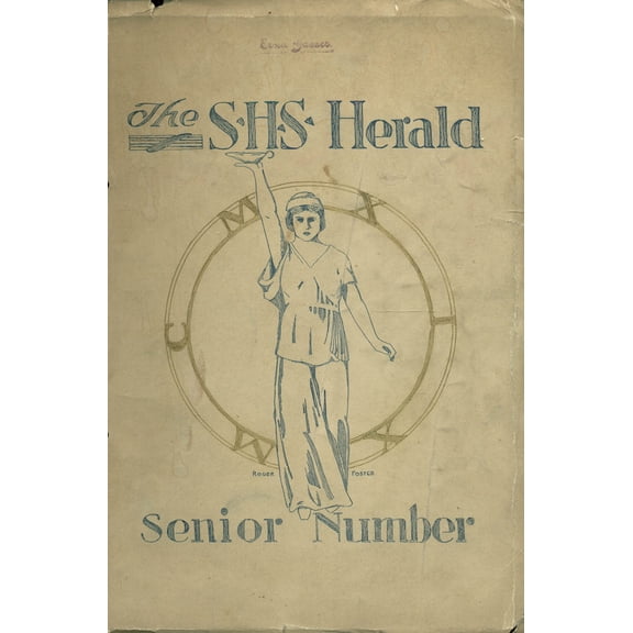 (Custom Reprint) Yearbook: 1919 Springfield Senior High School - Wildcat Yearbook (Springfield, OH)