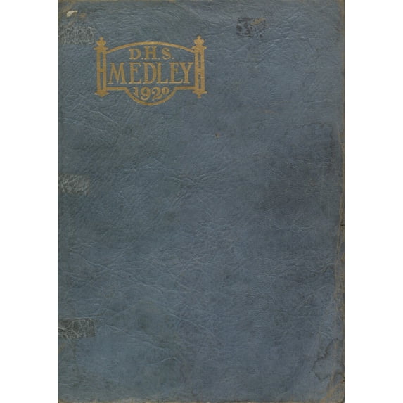 (Custom Reprint) Yearbook: 1920 Danville High School - Medley Yearbook (Danville, IL)