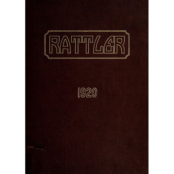 (Custom Reprint) Yearbook: 1920 Raleigh High School - Rattler Yearbook (Raleigh, NC)