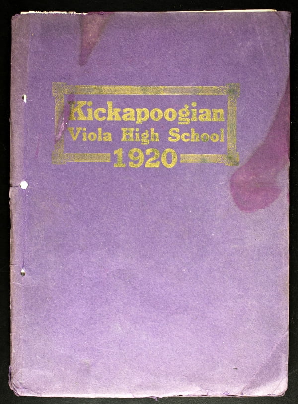 (Custom Reprint) Yearbook: 1920 Viola High School - Kickapoogian Yearbook (Viola, WI)