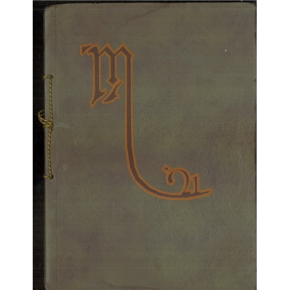 (Custom Reprint) Yearbook: 1921 Moline High School - M Yearbook (Moline, IL)