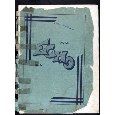 (Custom Reprint) Yearbook: 1921 Richmond High School - Echo Yearbook (Richmond, MO)