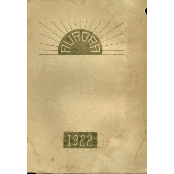 (Custom Reprint) Yearbook: 1922 Anderson Union High School - Aurora Yearbook (Anderson, CA)