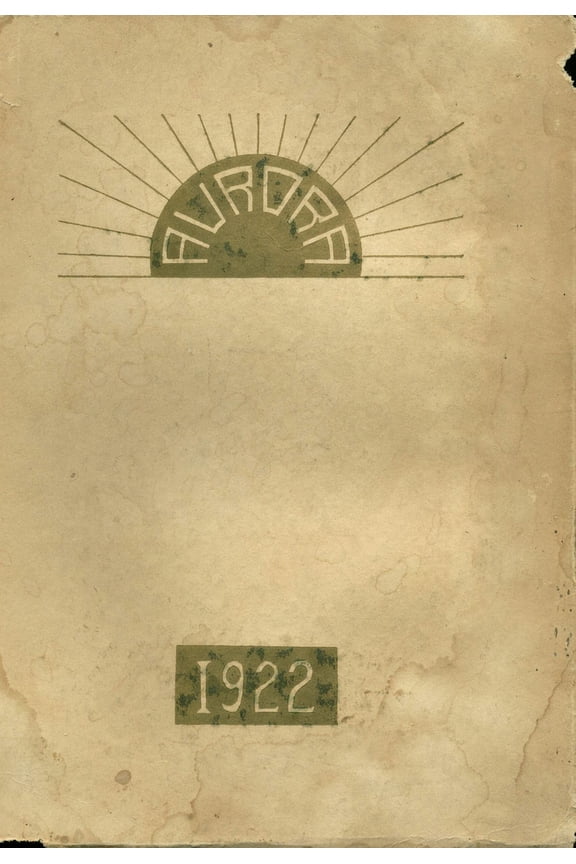 (Custom Reprint) Yearbook: 1922 Anderson Union High School - Aurora Yearbook (Anderson, CA)