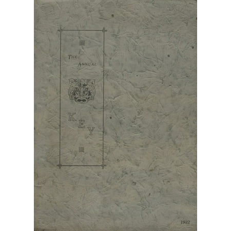 (Custom Reprint) Yearbook: 1922 Angola High School - Key Yearbook (Angola, IN)