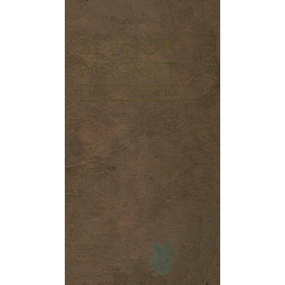 (Custom Reprint) Yearbook: 1922 Butler High School - Magnet Yearbook (Butler, PA)