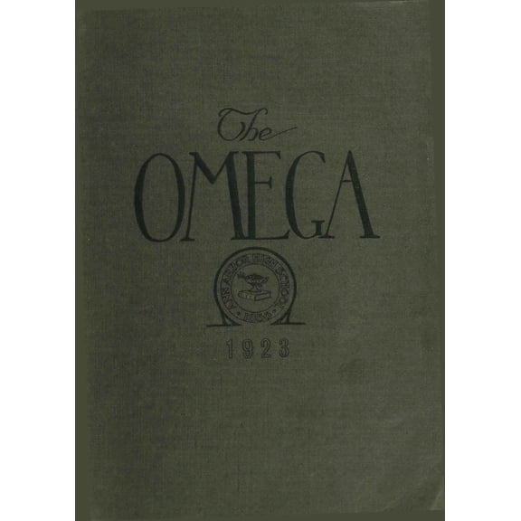 (Custom Reprint) Yearbook: 1923 Ann Arbor High School - Omega Yearbook (Ann Arbor, MI)