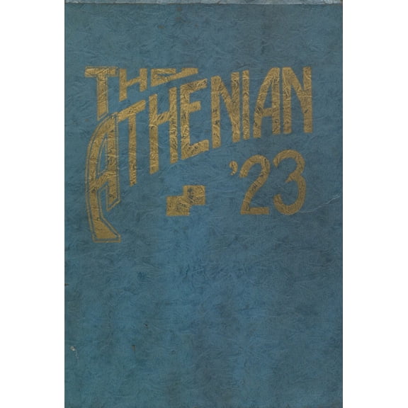 (Custom Reprint) Yearbook: 1923 Athens Community High School - Athenian Yearbook (Athens, IL)