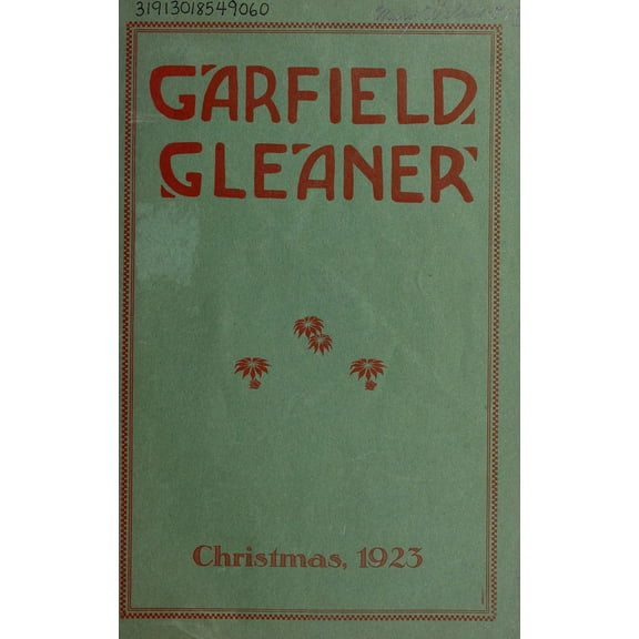 (Custom Reprint) Yearbook: 1923 Garfield Junior High School - Gleaner Yearbook (Berkeley, CA)
