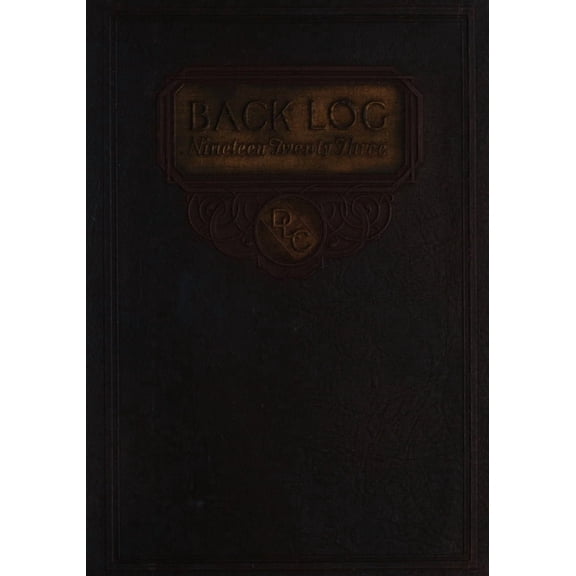 (Custom Reprint) Yearbook: 1923 Lipscomb University - Backlog Yearbook (Nashville, TN)