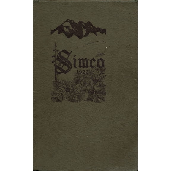 (Custom Reprint) Yearbook: 1923 Sultan High School - Simco Yearbook (Sultan, WA)