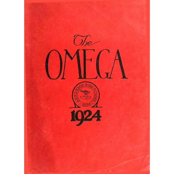 (Custom Reprint) Yearbook: 1924 Ann Arbor High School - Omega Yearbook (Ann Arbor, MI)