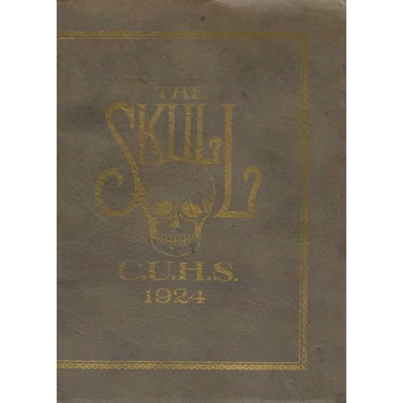 (Custom Reprint) Yearbook: 1924 Calaveras High School - Skull Yearbook (San Andreas, CA)