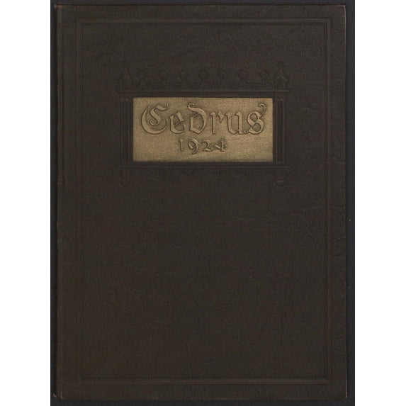 (Custom Reprint) Yearbook: 1924 Cedarville University - Miracle / Cedrus Yearbook (Cedarville, OH)