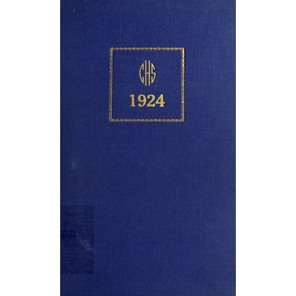 (Custom Reprint) Yearbook: 1924 Clinton High School - Memorabilia Yearbook (Clinton, MA)