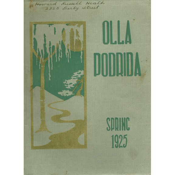 (Custom Reprint) Yearbook: 1925 Berkeley High School - Olla Podrida Yearbook (Berkeley, CA)