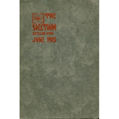 (Custom Reprint) Yearbook: 1925 Jefferson High School - Spectrum Yearbook (Portland, OR)