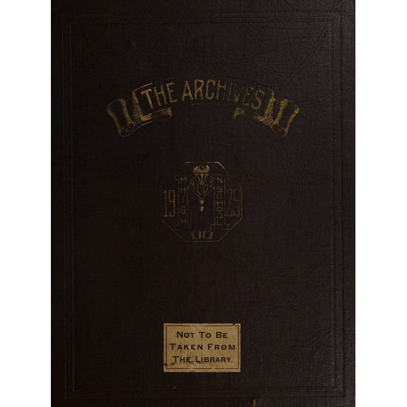 (Custom Reprint) Yearbook: 1925 Malden High School - Maldonian Yearbook (Malden, MA)