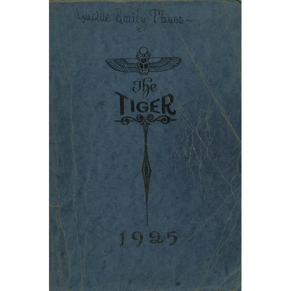 (Custom Reprint) Yearbook: 1925 Marshfield High School - Tiger Yearbook (Marshfield, WI)