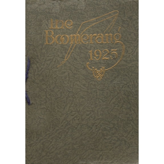 (Custom Reprint) Yearbook: 1925 Winterset High School - Boomerang Yearbook (Winterset, IA)