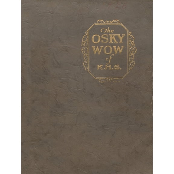 (Custom Reprint) Yearbook: 1926 Jackson High School - Osky Wow Yearbook (Jackson, OH)