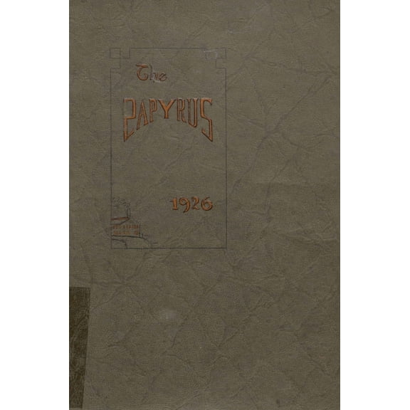(Custom Reprint) Yearbook: 1926 Kaukauna High School - Papyrus Yearbook (Kaukauna, WI)