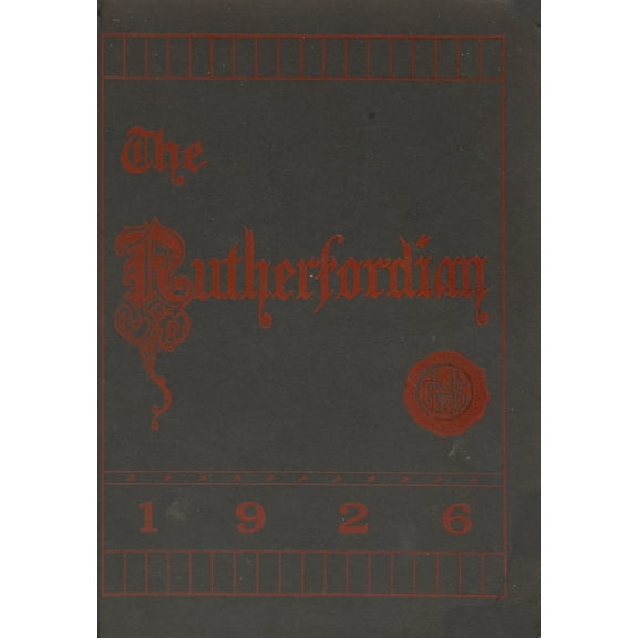 (Custom Reprint) Yearbook: 1926 Rutherford High School - Rutherfordian Yearbook (Rutherford, NJ)
