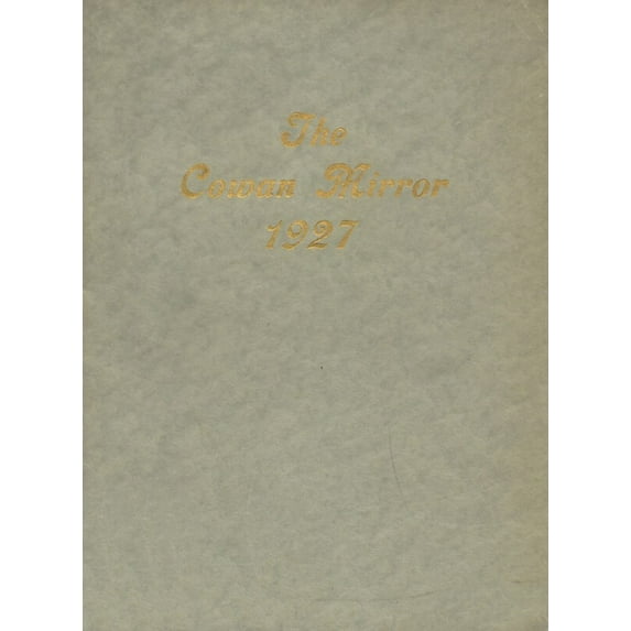 (Custom Reprint) Yearbook: 1927 Cowan High School - Sachem Iris Yearbook (Muncie, IN)