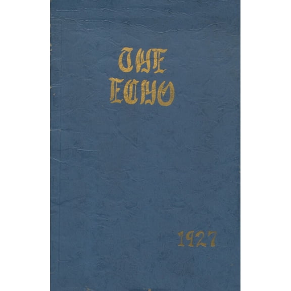 (Custom Reprint) Yearbook: 1927 Edmonds High School - Echo Yearbook (Edmonds, WA)