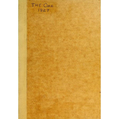 (Custom Reprint) Yearbook: 1927 Rowan College - Oak Yearbook (Glassboro, NJ)
