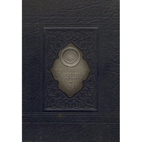 (Custom Reprint) Yearbook: 1927 Springfield High School - Resume Yearbook (Springfield, MO)