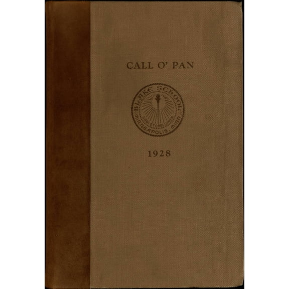 (Custom Reprint) Yearbook: 1928 Blake School - Reflections / Call O Pan Yearbook (Hopkins, MN)